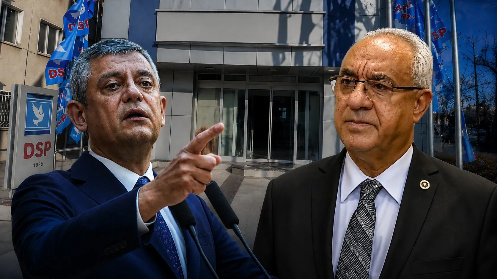 Özgür Özel'in DSP planı böyle çöktü! Genel Başkan Önder Aksakal: "DSP'nin adı şaibeli isimlerle kirletilemez!"
