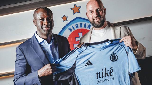 Yaya Toure, Slovan Bratislava'nın yeni teknik direktörü oldu