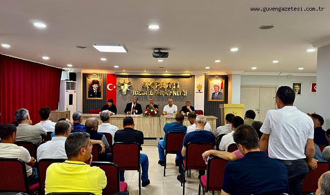 AK Parti Iğdır'da Danışma Meclisi Toplantısı Gerçekleştirildi